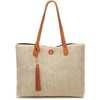 FATMOON Large Straw Bags for Women Straw Travel Beach Totes Bag Shoulder Bag Woven Summer Tote Hobo Bag Handmade Shoulder Bag Handbag - 2 of 4