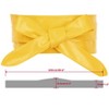 Allegra K Women's Faux Leather Self Tie Bowknot Wide Waist Band Sash Obi Belt One Size - 3 of 4