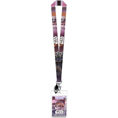 Monogram International Inc. Star Wars The Mandalorian The Child Lanyard with Soft Touch Dangle