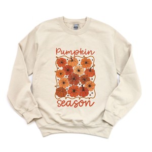 Simply Sage Market Pumpkin Season Floral Sweatshirt - 1 of 4