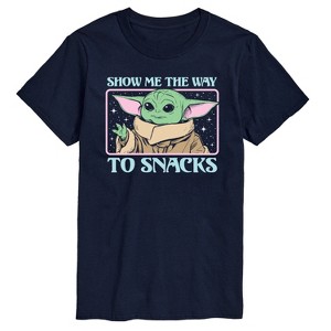 Men's - Star Wars - The Mandalorian Grogu The Way To Snacks Short Sleeve Graphic T-Shirt - 1 of 4