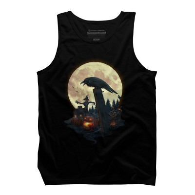 Men's Design By Humans Halloween Theme By chriskar Tank Top