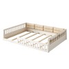 Kumasinova Full Size Toddler Floor Bed for Kids,Platform Bed with Guardrails and Fluffy Pillows,Floor Bed Frame for Bedroom,Living Room - 4 of 4