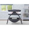 Delta Children TravelMate Compact Fold Bassinet - Gray Tweed - image 3 of 4