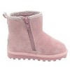 BEARPAW Toddler Jessica Suede Booties with Faux-Fur Lining - 2 of 4