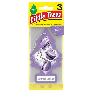 Little Trees Lavender Macaron 3pk Air Freshener - 1 of 3