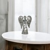 Slickblue Handcrafted Steel Angel - 12-Inch Tall with Detailed Nativity Scene, Versatile Tree Topper or Candle Decoration - 2 of 3