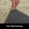Solid Shaggy Rug Modern Indoor Carpet Fluffy Plush Rug Shag Area Rug Home Decor, 4'x6' Taupe - 4 of 4