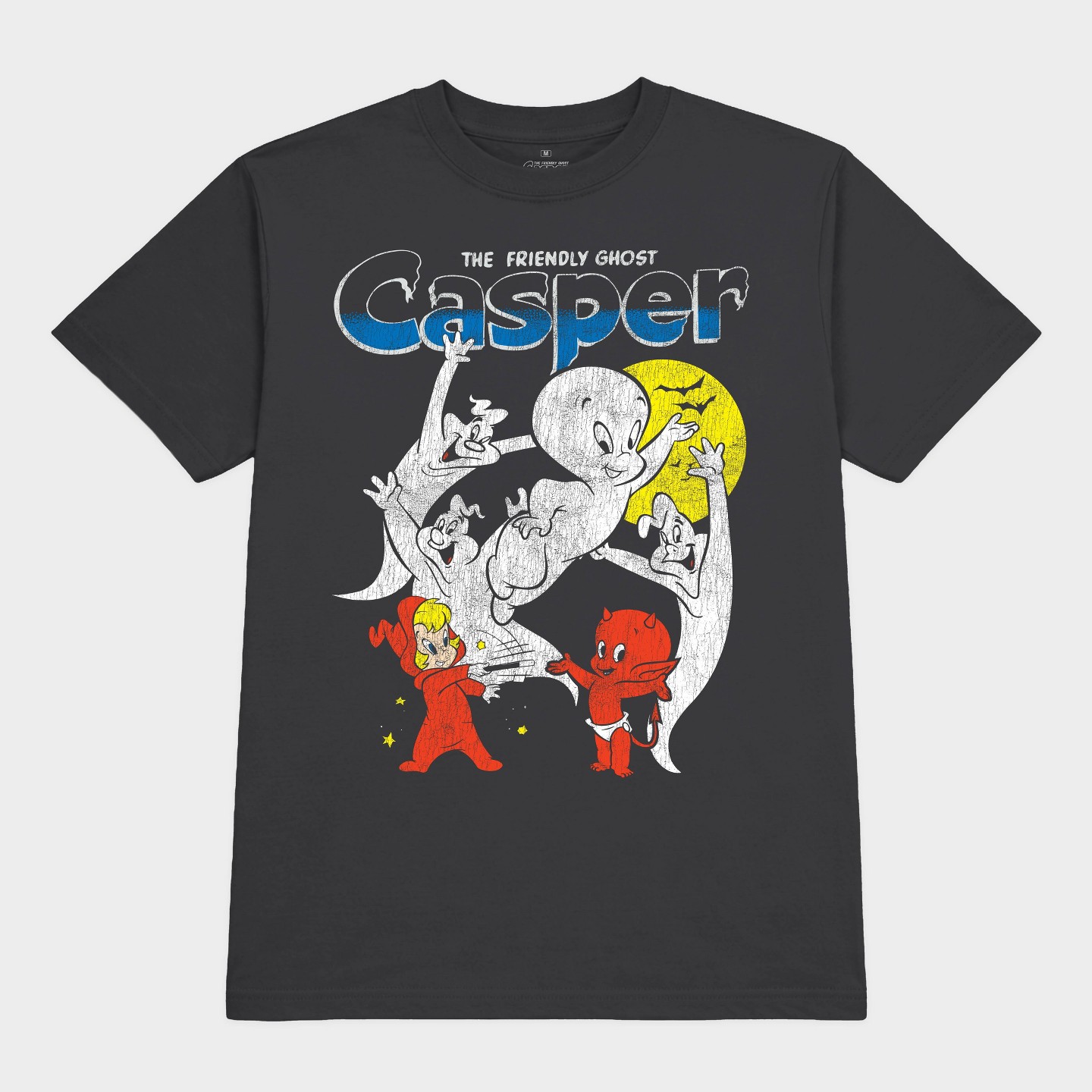 Мужская футболка Casper Graphic T-Shirt - Black, цвет: Чёрный — фото 1