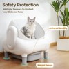 Cumrige Self Cleaning Litter Box,Open Top Automatic Litter Box with App Control for Multiple Cats,Safety Sensors Protection - 3 of 4