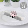 Big Dot of Happiness Paris, Ooh La La - Paris Themed Baby Shower or Birthday Party Paper Napkin Holder - Napkin Rings - Set of 24 - 2 of 4