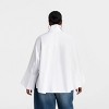 KBB by KAHLANA Women's Long Sleeve 'The A-Line Shirt' - White - 2 of 3