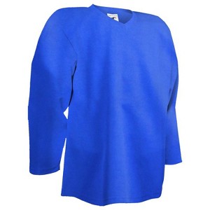 PEARSOX 100 Denier Blank Polyester Hockey Jersey - Royal - 1 of 3