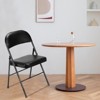 Karl Home | Plastic / Resin Padded Stackable Folding Chair Folding Chair Set (Set of 6) - 2 of 4