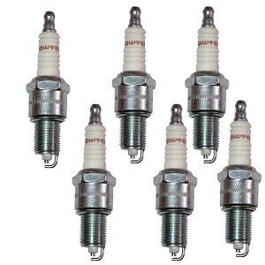 Champion 6 Pack of Genuine OEM (37S) Spark Plugs - RV17YC6-6PK - 1 of 3