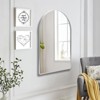 Arched Wall Mirror with Aluminum Frame for Bathroom, Bedroom, Living Room, Entryway - 4 of 4