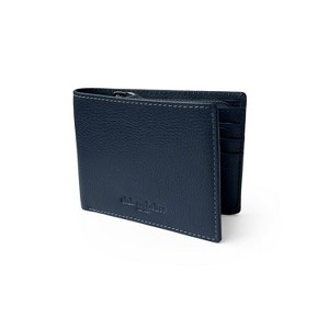 Club Rochelier Men's Slim Full Leather Wallet with Zippered Pocket - 1 of 4