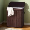 Laundry Basket with Lid Bamboo Laundry Storage, Removable Machine Washable Laundry Hamper with Handles, 26.4 Gallons, for Laundry Room - 2 of 4