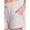 RBX Active Women's Elevated Athleisure Luxe Heathered Fabric All Season Lounge Shorts with Pockets - 3 of 4