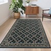 Modern Area Rugs Diamond Floor Mats with Non-Slip Backing - 3 of 4