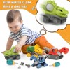 Infurnic Doll Playsets Take Apart Dinosaur Toys with 5 Types for Creative Assembly, Safe and Educational, Multicolored, 4.33"*2.76"*2.76" - 4 of 4