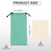 Unique Bargains Portable Drawstring Eyeglass Storage Bags 8 Pcs 7" x 3.5" - 2 of 4
