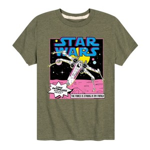 Boys' - Star Wars - Luke Skywalker Ship Short Sleeve Graphic T-Shirt - 1 of 4