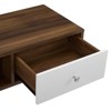 Modway Transmit 70 Media Console Wood TV Stand Walnut White - 4 of 4