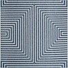 Unique Loom Outdoor Modern Achromatic Geometric Woven Area Rug - 2 of 4