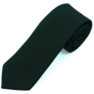 Men's Solid Color 2 Inch Wide And 57 Inch Long Slim Neckties - 1 of 4