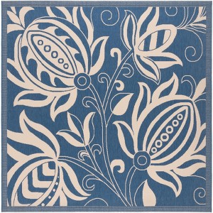 Courtyard CY2961 UV & Stain Resistant Non-Shedding Power Loomed Indoor/Outdoor Rugs - Safavieh - 1 of 4