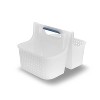 2 Compartment Large Soft Grip Tote Under Sink Bathroom Storage - madesmart - image 3 of 4