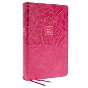 KJV Holy Bible: Large Print Single-Column with 43,000 End-Of-Verse Cross References, Pink Leathersoft, Personal Size, Red Letter, Comfort Print: King - 1 of 1