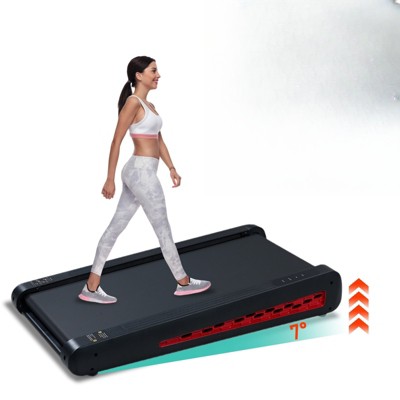 VisioGear Portable Compact Treadmills Under Desk Treadmill for Home, Black & Gray, 38"*20.9"*6.5"