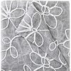 HomeRoots Set of Two 84"  Silver Floral Embroidered Window Panels - 4 of 4