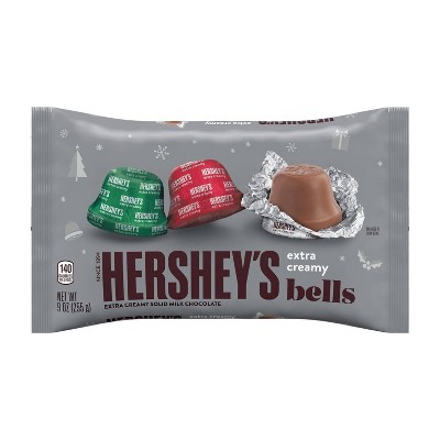 Hershey's Holiday Extra Creamy Milk Chocolate Bells - 9oz