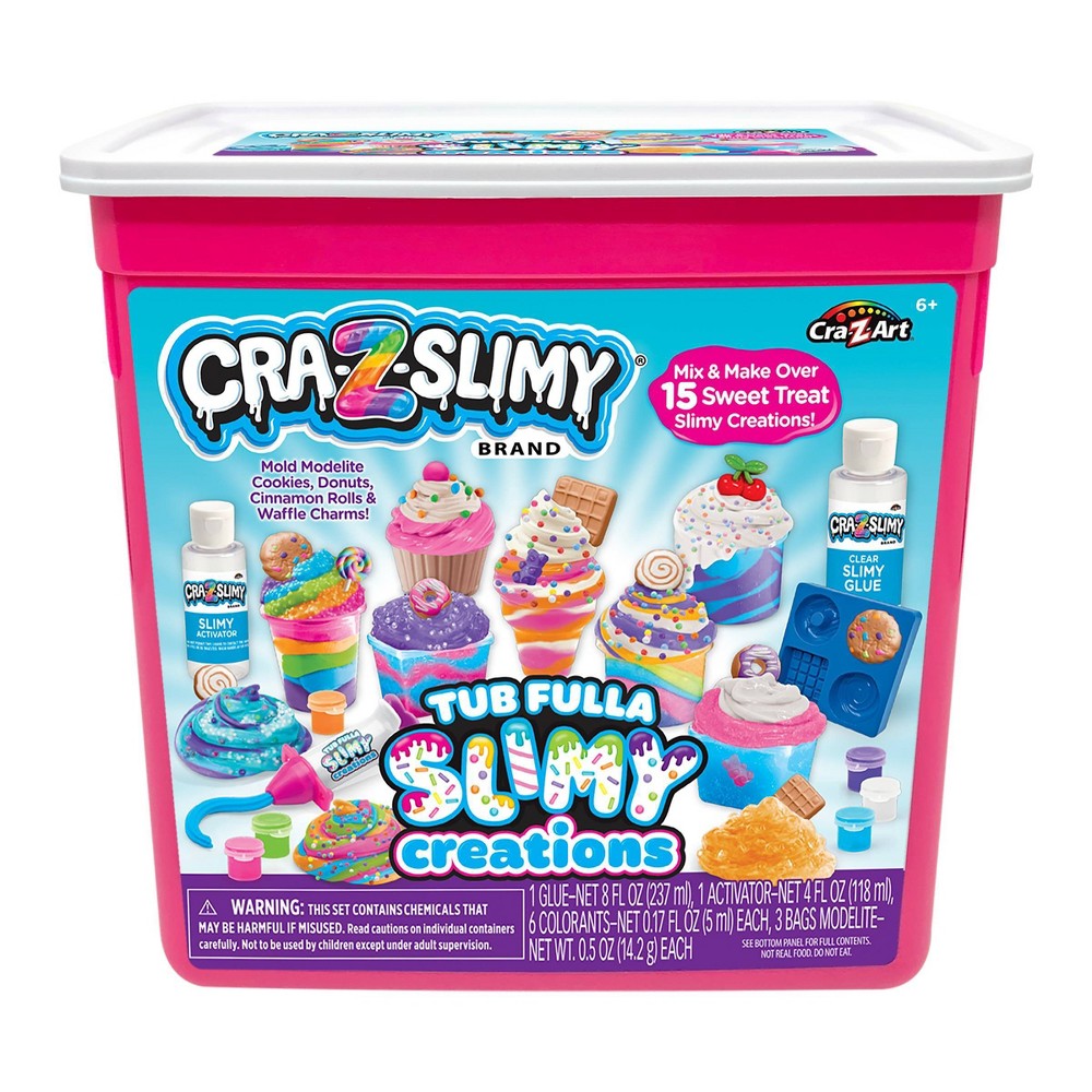 Cra-Z-Slimy Tub Fulla Fun Slimes and Putties