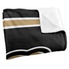 Oakland University Primary Logo Stripes Silky 50x60 Blanket, 1 Sided - 3 of 4