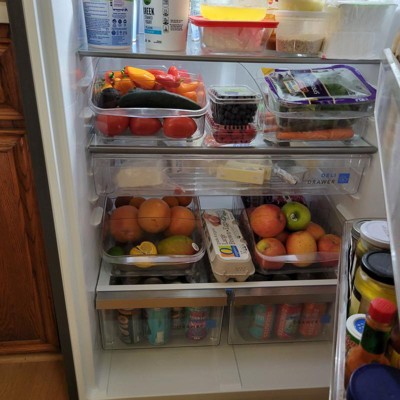 Youcopia 9x15 Bpa-free Plastic Rollout Fridge Caddy - Clear : Target