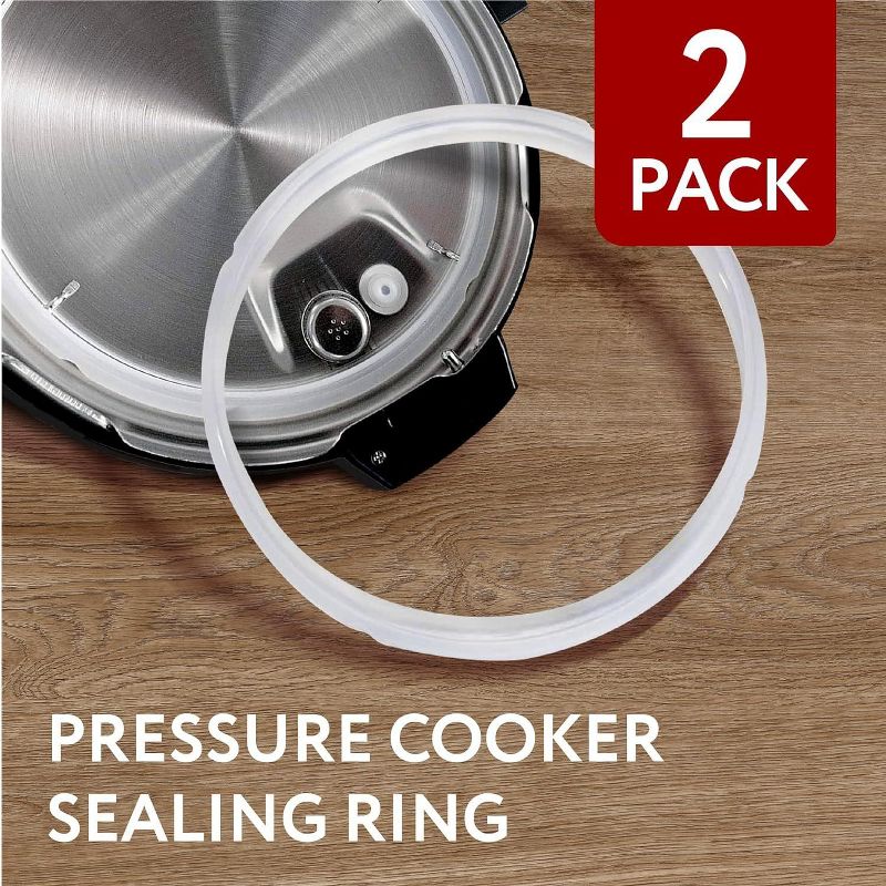 Impresa Pressure Cooker Sealing Ring - Silicone (Pack of 2) - BPA Free, Fits IP-DUO60, IP-LUX60, IP-DUO50, IP-LUX50, Smart-60, IP-CSG60 and IP-CSG50, 3 of 9