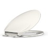 Whizmax Toilet Seat,Toilet Seat with Quick-Release And Quick-Attach, Plastic Toilet Seat with Soft Close, Never Loosen - 2 of 4