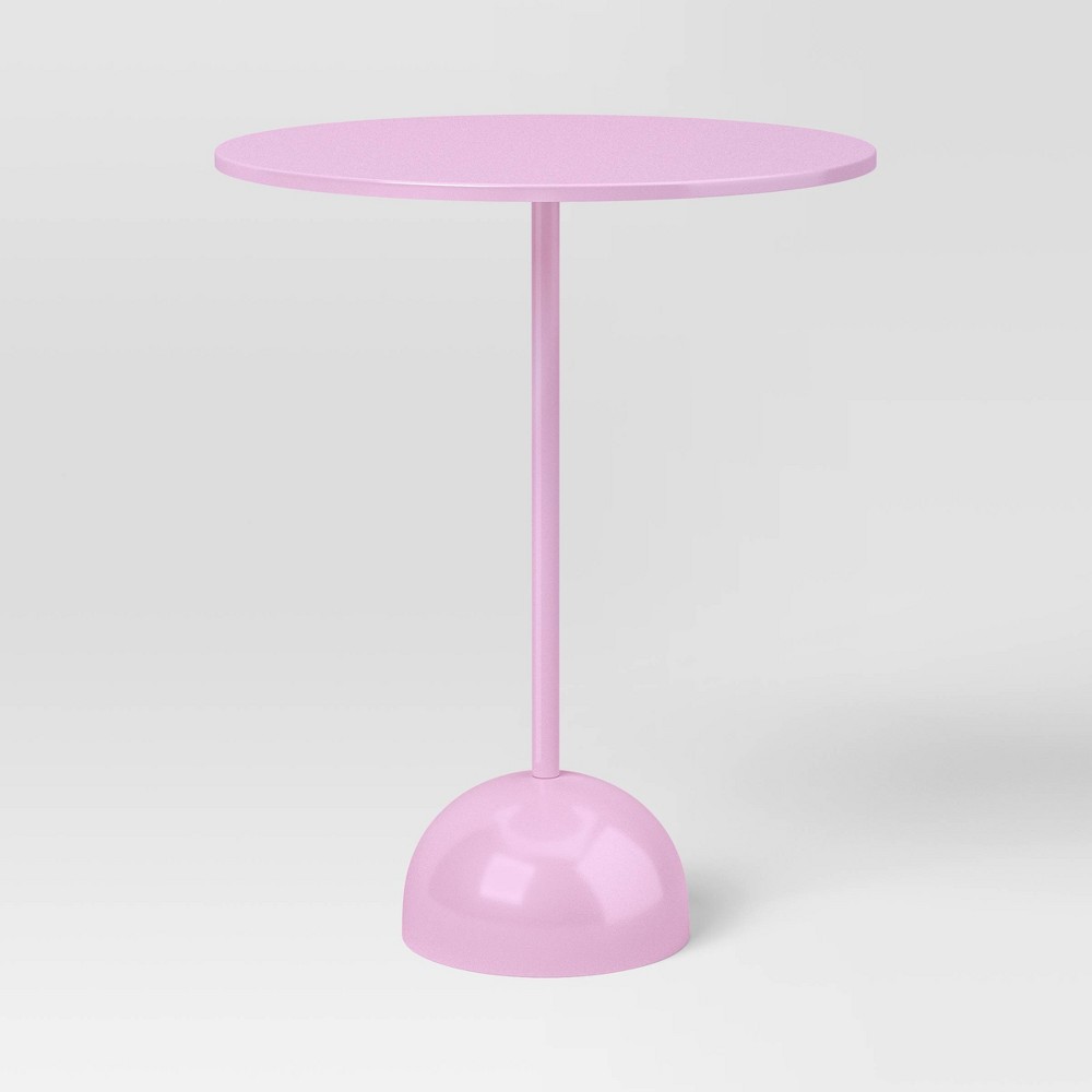 Dorm Pedestal Table Pink - Room Essentials™ Assembly Required