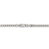 Black Bow Jewelry 3.2mm, Sterling Silver, Diamond Cut Box Chain Necklace - 4 of 4