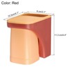 Unique Bargains Durable Plastic Magnetic Two-in-One Design No-Punch Installation Toothbrush Holder - 2 of 4