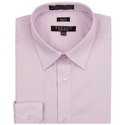 Marquis Men's Long Sleeve SLIM FIT Dress Shirt