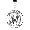 Raylon 8 Light 19.25" Pendant - PND4056 - Brass - Safavieh - 2 of 4