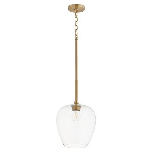 Quorum Lighting Veno 1 - Light Pendant in  Aged Brass - 1 of 1