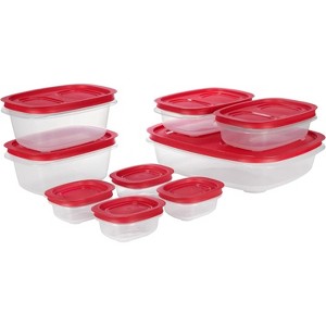 Large storage box set, 18 pieces, food storage boxes with lids - 1 of 4