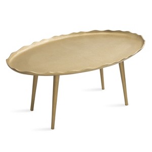 Kate and Laurel Alessia Oval Coffee Table - 1 of 4