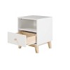 19.5" Drawer Kids' Nightstand - Alaterre Furniture: Toddler Bedroom Furniture, Small White MDF & Pine - 4 of 4